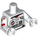 LEGO White Astronaut Minifig Torso (973 / 88585)