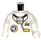 LEGO Bianco Astronauta Busto (973 / 73403)