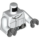 LEGO Wit AT-ST Driver Minifig Torso (973 / 76382)