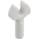 LEGO Bianco Barra 1 con Clip (senza spazio nella clip) (3484 / 48729)