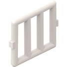 LEGO White Bar 1 x 4 x 3 with 2 Window Hinges (6016)