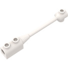 LEGO White Bar 1 x 8 with Brick 1 x 2 Curved (Axle Holder in Small End) (30359 / 60572)