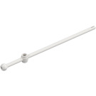 LEGO Blanc Barre 12 avec Hollow Tenons, boule d'attelage, et Slit (6076)