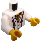 LEGO Biały Barman Dareth Tułów (973 / 76382)