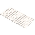 LEGO White Baseplate 8 x 16 (3865)