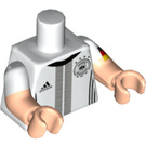 LEGO White Bastian Schweinsteiger Minifig Torso (973 / 16360)