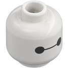 LEGO White Baymax Head (Recessed Solid Stud) (3626 / 102030)