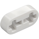 LEGO White Beam 2 x 0.5 with Axle Holes (41677 / 44862)