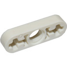 LEGO Blanc Faisceau 3 x 0.5 Mince avec Essieu des trous (6632 / 65123)