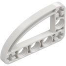 LEGO White Beam 3 x 5 x 0.5 Bent 90 Degrees Quarter Ellipse (32250 / 65714)