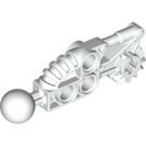 LEGO White Beam with Z12 Ball Ø10.2 (50921)