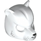 LEGO White Bear Mask with Fangs and Gray Fur (19584)