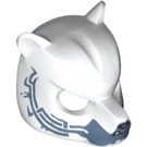 LEGO White Bear Mask with Sand Blue Muzzle and Markings  (20233)