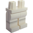 LEGO blanc Beekeeper Jambe (3815)