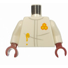 LEGO White Beekeeper Torso (973)