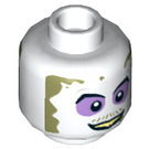 LEGO blanc Beetlejuice Minifigure Diriger (Goujon solide encastré) (3626 / 34320)