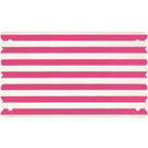LEGO White Tent with Pink Stripes