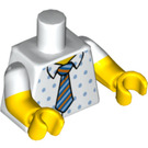 LEGO White Birthday Party Boy Minifig Torso (973 / 16360)