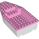 LEGO White Boat 8 x 16 x 3 with Pink Top (28925)