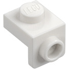 LEGO hvid Beslag 1 x 1 med 1 x 1 Plade ned (36841)