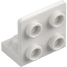 LEGO White Bracket 1 x 2 - 2 x 2 Up (99207)