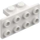 LEGO White Bracket 1 x 2 - 2 x 4 (21731 / 93274)