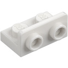 LEGO Wit Beugel 1 x 2 met 1 x 2 Omhoog (99780)