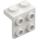 LEGO Weiß Halterung 1 x 2 mit 2 x 2 (21712 / 44728)