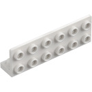 LEGO Wit Beugel 1 x 6 met Plaat 2 x 6 Omhoog (5090)