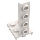 LEGO blanc Support 2 x 2 - 1 x 4 (2422)