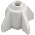 LEGO Vit Kloss 1 x 1 Runda med Fins (4588 / 52394)