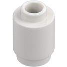 LEGO Blanc Brique 1 x 1 Rond avec tenon ouvert (3062 / 35390)