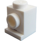 LEGO White Brick 1 x 1 with Headlight and Slot (4070 / 30069)