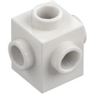 LEGO Bianco Mattoncino 1 x 1 con Bottoncini su Quattro Lati (4733)