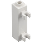 LEGO Vit Kloss 1 x 1 x 3 med Vertikal Clips (Ihålig knopp) (42944 / 60583)