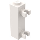 LEGO White Brick 1 x 1 x 3 with Vertical Clips (Solid Stud) (60583)