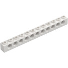 LEGO hvid Klods 1 x 12 med Huller (3895)