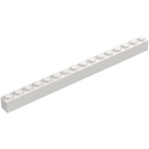 LEGO White Brick 1 x 16 (2465)