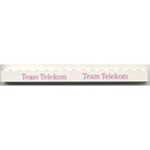 LEGO Wit Steen 1 x 16 met 'Team Telekom' Sticker (2465)