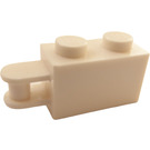 LEGO Blanc Brique 1 x 2 avec Poignée (Inset) (Arbre inséré) (26597)