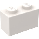 LEGO Wit Steen 1 x 2 zonder buis aan de onderzijde (3065 / 35743)