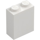 LEGO hvid Klods 1 x 2 x 2 med inde i akselholderen (3245)