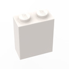 LEGO Wit Steen 1 x 2 x 2 zonder Inside Axle Holder of Stud Holder