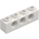 LEGO Bianco Mattoncino 1 x 4 con Fori (3701)