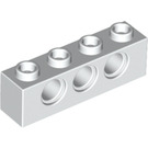 LEGO Weiß Backstein 1 x 4 mit Löcher (3701)