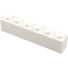 LEGO blanc Brique 1 x 6 (3009 / 30611)