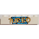 LEGO Wit Steen 1 x 6 met Turbo (3009)