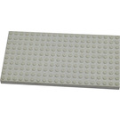 LEGO Wit Steen 10 x 20 zonder buizen aan de onderzijde, met '+'-vormige Dwarssteun