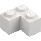 LEGO hvid Klods 2 x 2 Hjørne (2357)