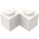 LEGO White Brick 2 x 2 Facet (87620)
